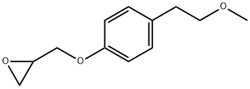 [[p-(2-methoxyethyl)phenoxy]methyl]oxirane  Structural