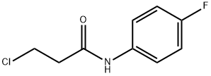 N-(4-FLUOROPHENYL)-3-CHLOROPROPANAMIDE Structural