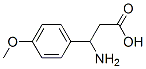 3-Amino-3-(4-methoxyphenyl)propionic acid Structural