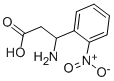 3-Amino-3-(2-nitrophenyl)propanoic acid Structural