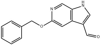 5-BENZYLOXY-1H-PYRROLO(2,3-C)PYRIDINE-3- CARBOXALDEHYDE, 97 Structural