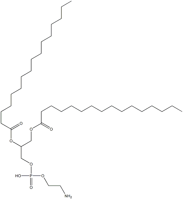 1,2-DIHEXADECANOYL-RAC-GLYCERO-3-PHOSPHOETHANOLAMINE Structural