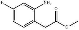 Methyl 2-(2-aMino-4-fluorophenyl)acetate Structural