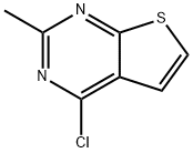 4-CHLORO-2-METHYL-THIENO[2,3-D]PYRIMIDINE Structural