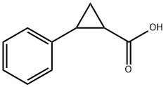 2-PHENYL-CYCLOPROPANECARBOXYLIC ACID Structural