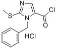 1-BENZYL-2-(METHYLSULFANYL)-1H-IMIDAZOLE-5-CARBONYL CHLORIDE HYDROCHLORIDE