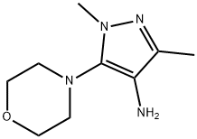 1,3-DIMETHYL-5-MORPHOLINO-1H-PYRAZOL-4-AMINE