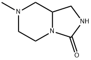 Imidazo[1,5-a]pyrazin-3(2H)-one, hexahydro-7-methyl- (9CI) Structural