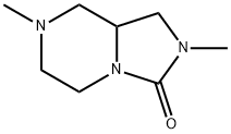 Imidazo[1,5-a]pyrazin-3(2H)-one, hexahydro-2,7-dimethyl- (9CI) Structural