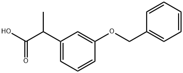 2-(3-BENZYLOXYPHENYL)PROPIONIC ACID Structural