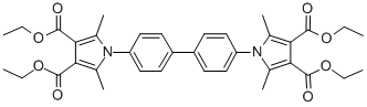 TETRAETHYL 1,1'-(1,1'-BIPHENYL-4,4'-DIYL)BIS(2,5-DIMETHYL-1 H-PYRROLE-3,4-DICARBOXYLATE)