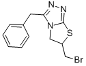 3-BENZYL-6-BROMOMETHYL-5,6-DIHYDRO-THIAZOLO[2,3-C][1,2,4]TRIAZOLE Structural