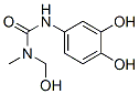 Urea, N-(3,4-dihydroxyphenyl)-N-(hydroxymethyl)-N-methyl- (9CI) Structural