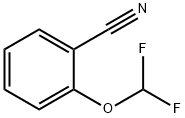 2-(DIFLUOROMETHOXY)BENZONITRILE Structural