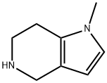 1-METHYL-4,5,6,7-TETRAHYDRO-1H-PYRROLO[3,2-C]PYRIDINE Structural