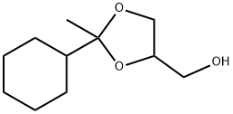 2-cyclohexyl-2-methyl-1,3-dioxolane-4-methanol Structural