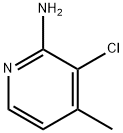 2-AMINO-3-CHLORO-4-PICOLINE Structural