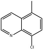 8-CHLORO-5-METHYLQUINOLINE Structural