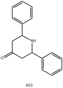 2,6-DIPHENYL-4-PIPERIDONE HCL Structural