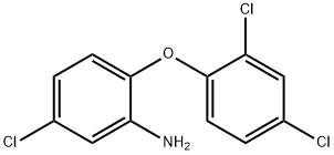 5-chloro-2-(2,4-dichlorophenoxy)aniline Structural