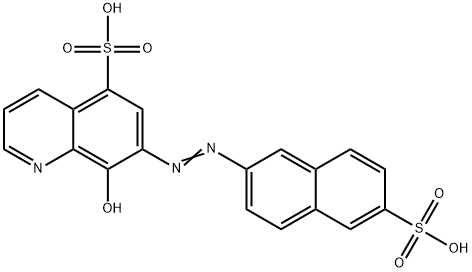 5-Quinolinesulfonic acid, 8-hydroxy-7-(6-sulfo-2-naphthylazo)-