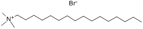 Hexadecyl trimethyl ammonium bromide Structural