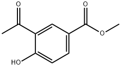 METHYL 3-ACETYL-4-HYDROXYBENZOATE Structural