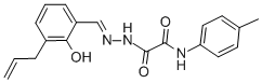 2-[2-(3-allyl-2-hydroxybenzylidene)hydrazino]-N-(4-methylphenyl)-2-oxoacetamide