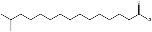 14-METHYLPENTADECANOYL CHLORIDE Structural