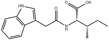 N-(3-Indolylacetyl)-L-isoleucine Structural