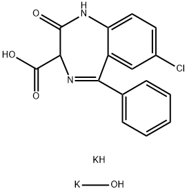 CLORAZEPATE DIPOTASSIUM SALT Structural