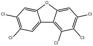 1,2,3,7,8-PENTACHLORODIBENZOFURAN Structural