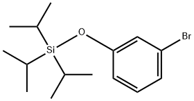 (3-BROMOPHENOXY)TRIISOPROPYLSILANE 97 Structural