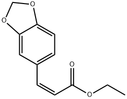 ethyl (Z)-3-(1,3-benzodioxol-5-yl)acrylate  Structural