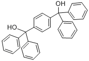 alpha,alpha,alpha',alpha'-Tetraphenyl-1,4-benzenedimethanol Structural