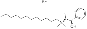 (-)-N-DODECYL-N-METHYLEPHEDRINIUM BROMIDE Structural