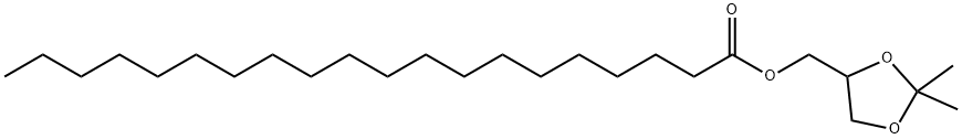 Icosanoic acid 2,2-dimethyl-1,3-dioxolan-4-ylmethyl ester Structural
