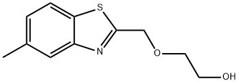 Ethanol, 2-[(5-methyl-2-benzothiazolyl)methoxy]- (7CI,8CI) Structural