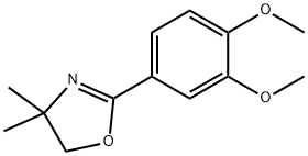 2-(3,4-DIMETHOXYPHENYL)-4,4-DIMETHYL-4,5-DIHYDRO-1,3-OXAZOLE Structural