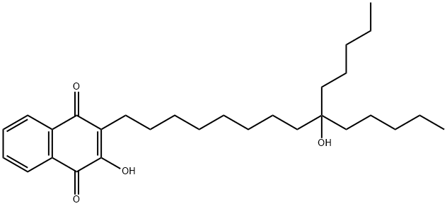 2-Hydroxy-3-(9-hydroxy-9-pentyltetradecyl)-1,4-naphthalenedione