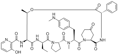 4-[N-Methyl-4-(methylamino)-L-phenylalanine]virginiamycin S1