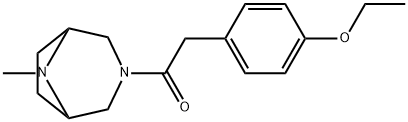 3,8-Diazabicyclo(3.2.1)octane, 3-(p-ethoxyphenyl)acetyl-8-methyl-