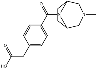 3,8-Diazabicyclo(3.2.1)octane, 8-((alpha-carboxy)-p-toluoyl)-3-methyl-