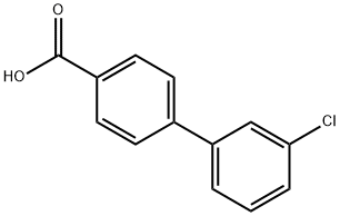 3'-CHLORO-BIPHENYL-4-CARBOXYLIC ACID Structural