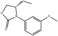 (S)-4-ETHYL-3-(3-METHOXYPHENYL)OXAZOLIDIN-2-ONE Structural