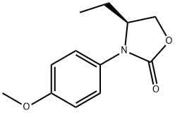 (S)-4-ETHYL-3-(4-METHOXYPHENYL)OXAZOLIDIN-2-ONE Structural