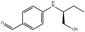 (S)-4-(1-HYDROXYMETHYL-PROPYLAMINO)BENZALDEHYDE Structural