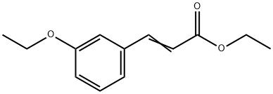 TRANS-3-ETHOXYCINNAMIC ACID Structural