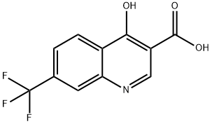 4-HYDROXY-7-TRIFLUOROMETHYL-3-QUINOLINECARBOXYLIC ACID Structural