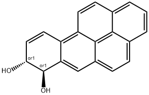 TRANS-7,8-DIHYDROXY-7,8-DIHYDRO-BENZO(A)PYRENE Structural